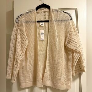 Anthropologie NWT neutral cardigan. One size fits all